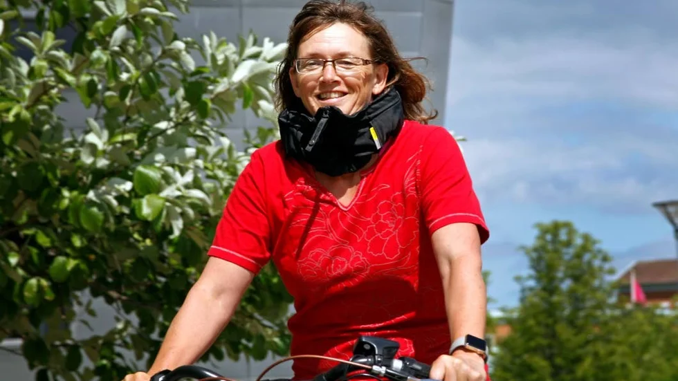Karin Gyulai kommer att fortsätta cykla mellan Linghem och Mjärdevi även när tävlingen är slut.
