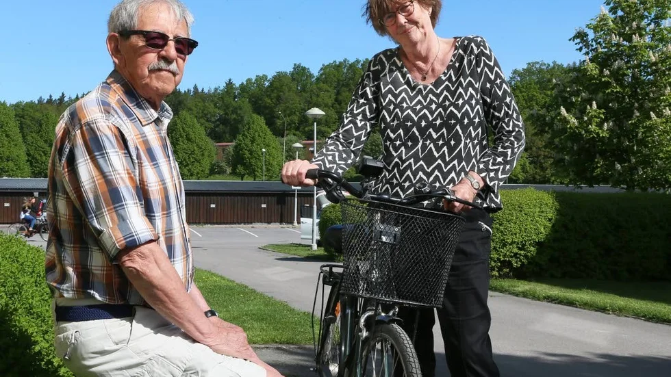 Ett kärt par som snart varit gifta i 50 år. Stig och Gerd Holgerstrand på Järdalavägen 26 C i Ekholmen.