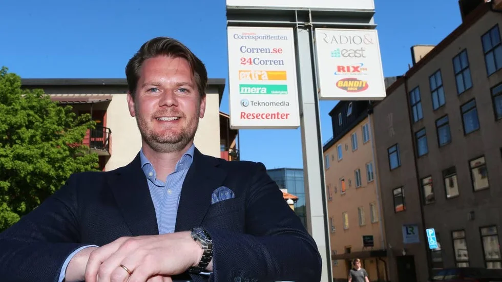 Andreas Steen har en bakgrund inom telekombranschen. Nu börjar han som försäljningschef på Östgöta media.