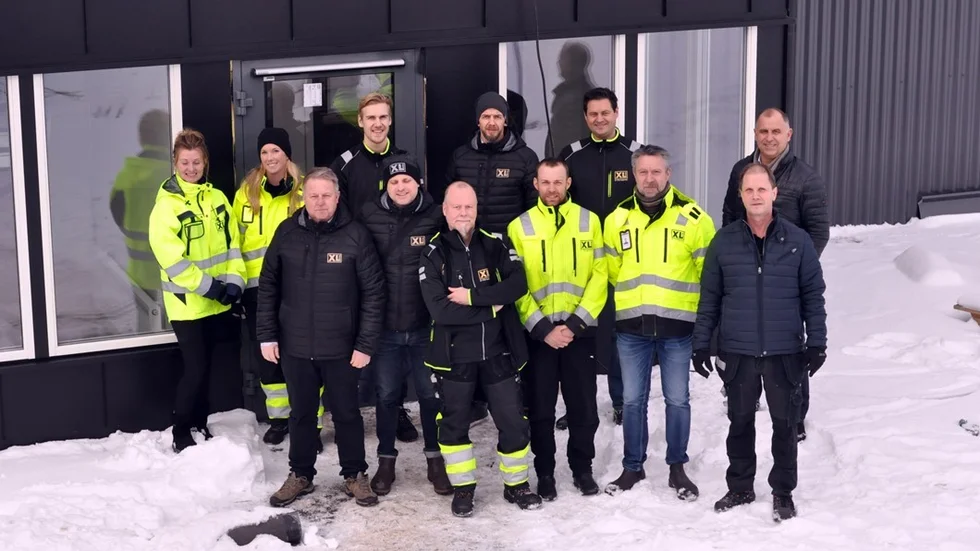Dreamteamet från Returgatan är redo att möta kunderna. Foto: Tommy Pettersson