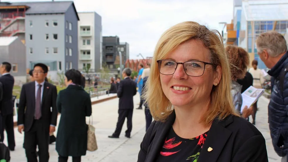 Borgmästare Helena Balthammar (S) är också värd när gäster – exempelvis från Guangzhou – kommer till Linköping.