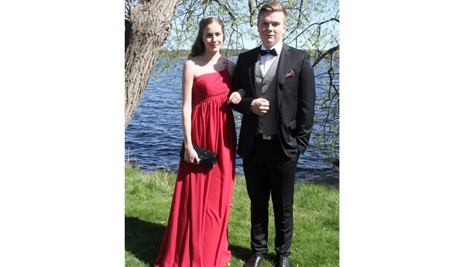 Emma Waltersson och Oscar Borg, båda Mörlunda.