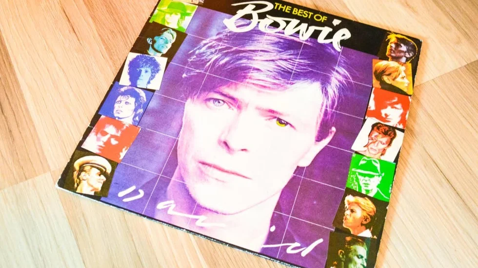 Favorit. Den här samlingen med några av David Bowies mest populära låtar är en favorit i samlingen för Marianne Wincrantz.