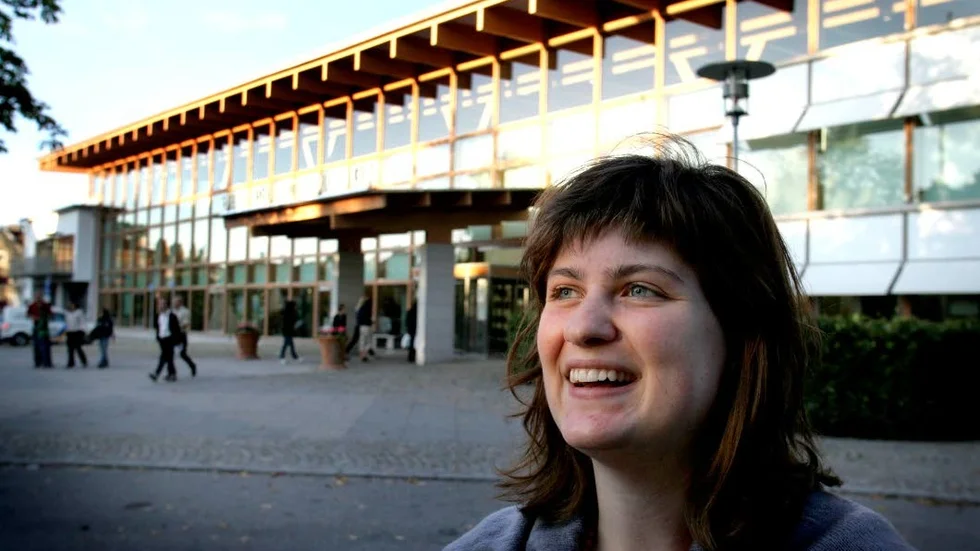 Anja Ragnarsson höll ett spontant tal.