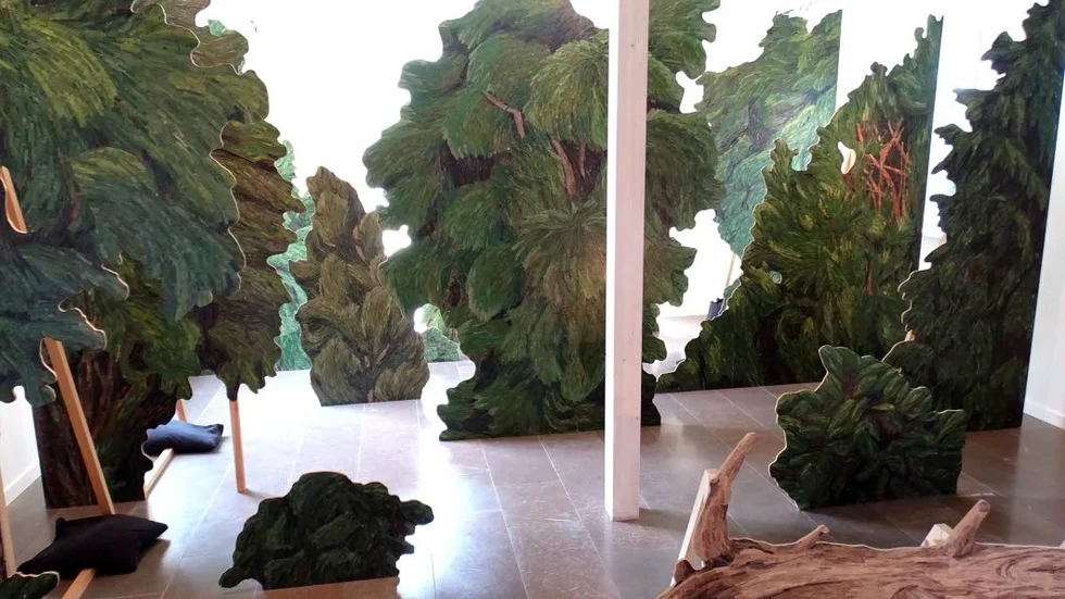 Installation. "Jag har känt på friheten" av Rebecka Bebben Andersson.