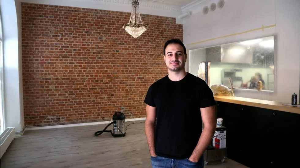 Andreas Demir är en av ägarna till restaurangen som flyttar in i Bistro Folkes gamla lokaler vid Storgatan.