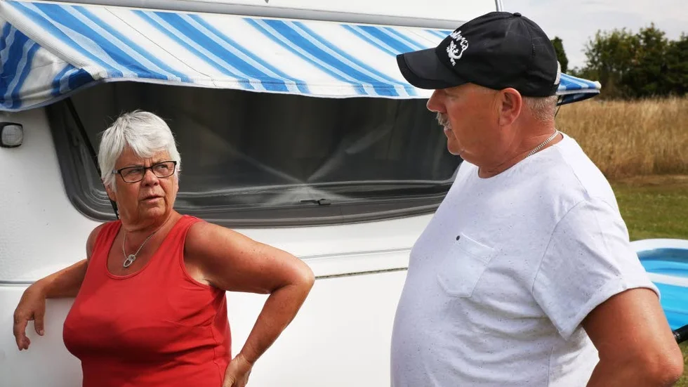 Karin och Ingvar Karlsson har bott i Öninge varje sommar i mågna år.