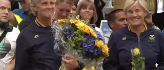 LIVE-TV: OS-hjältarna landar på svensk mark
