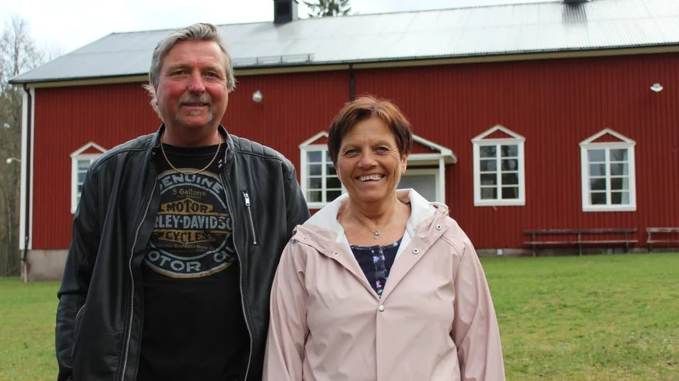 Gerry Nyman, ordförande i Blackstad Bygdegårdsförening, och Ulla Jacobsson, sekreterare.