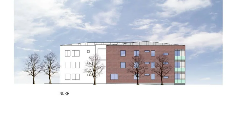 Så här skulle fasaden kunna se ut.