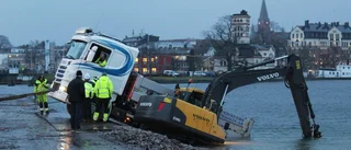 Arbetet har stoppats efter olyckan