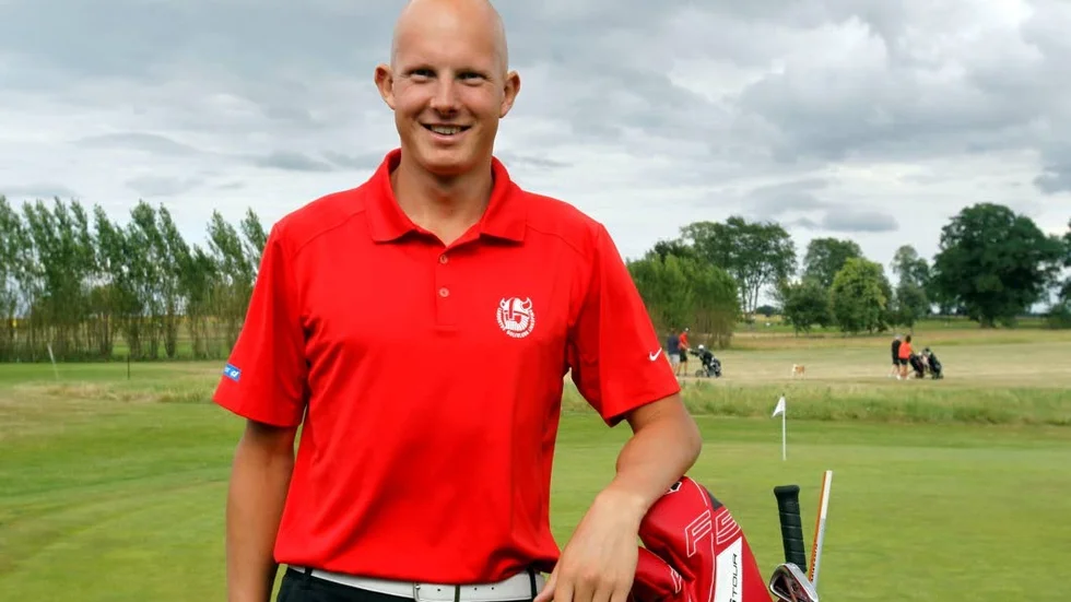 Motiverad. Gabriel Axell har använd förra säsongen som tändvätska under vinterträningen. Nu vill han bevisa för sig själv att han fortfarande kan spela bra golf.