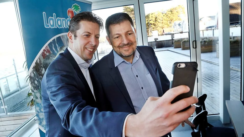 Joakim Ljungqvist och Jan Harrit har jobbar hårt med Lalandiaplanerna.