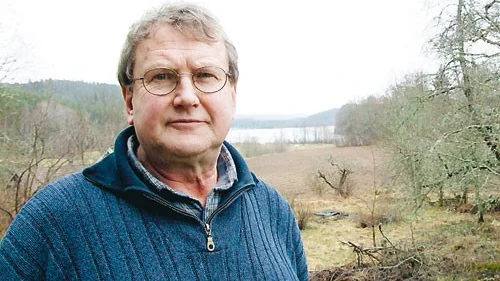 Arne Grip vid hemmet i Hylta, väster om Kisa. Nu lämnar han Miljöpartiet efter tre turbulenta år.