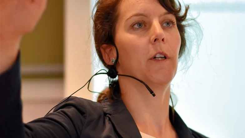 Annelie Almérus säger att Linköping länge har haft en väldigt gynnsam arbetsmarknad och arbetslösheten sjunker även bland utrikesfödda. Foto: Emma Garzon