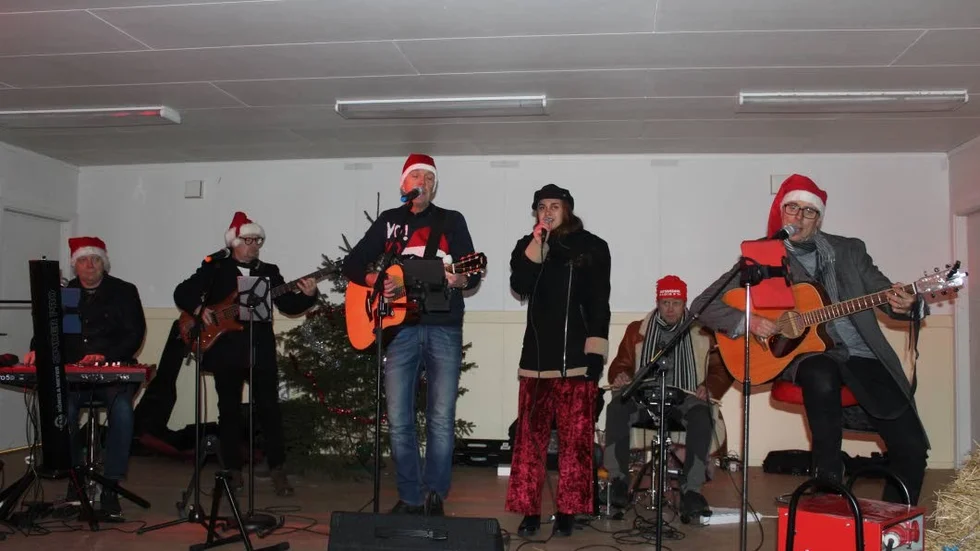 Bandet Gringos stod för julmusiken