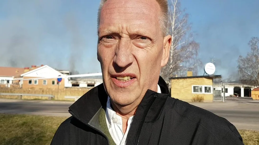 Fastighetsägaren Hasse Bäck räknar med att halva Spångsholms bruk är totalförstört.