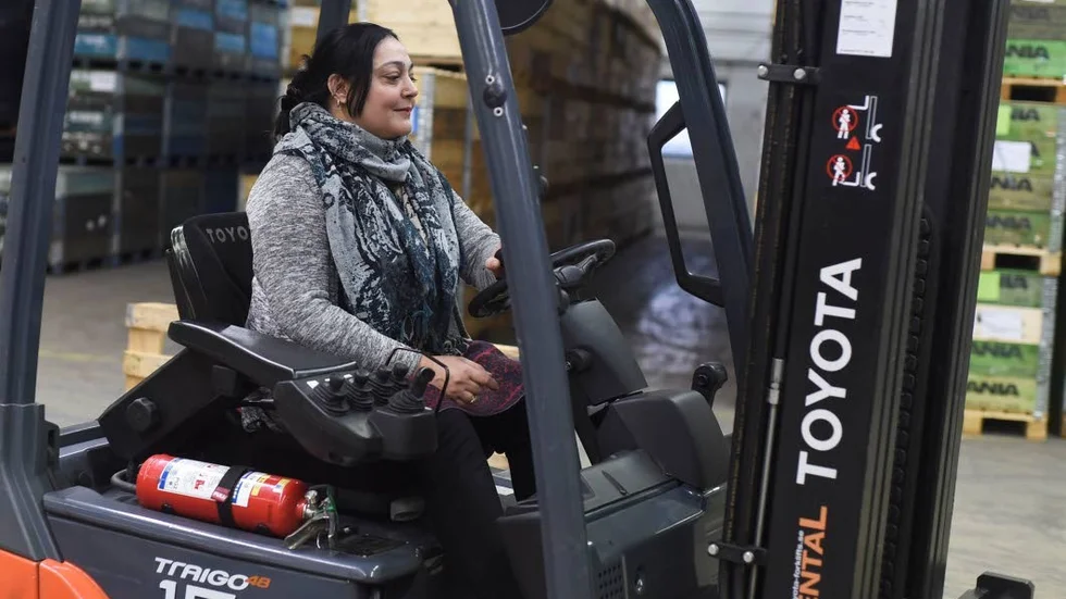 Zulaikha Jan gillar att köra truck.