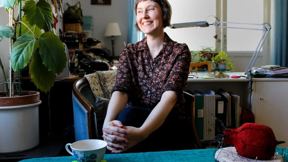 Jenny Karlsson har aldrig gjort en skulptur tidigare, så Nyponpriset var en utmaning.