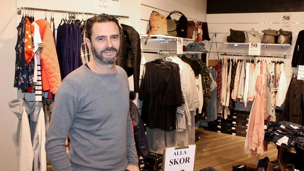 Ivan Bordalas med butiken Tiffosi flyttade in i Filbytergallerian september förra året, men har nu bestämt sig för att flytta.