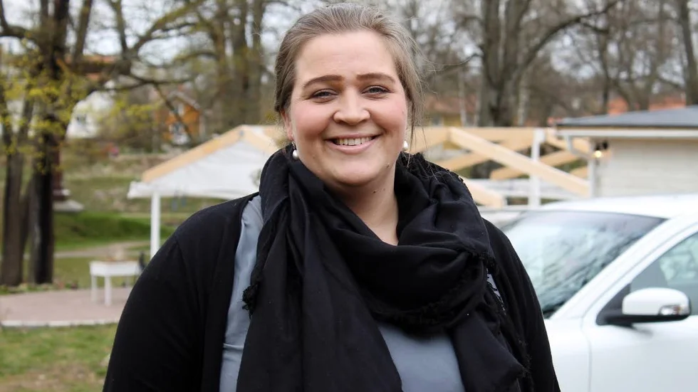 Lösning. Louise Kallenberg, försäljningschef för Lidls butiker i Östergötland, berättar att företaget letar efter en lokal för en tillfällig butik under byggtiden.