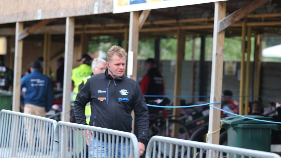 Morgan Andersson, lagledare i Västervik.