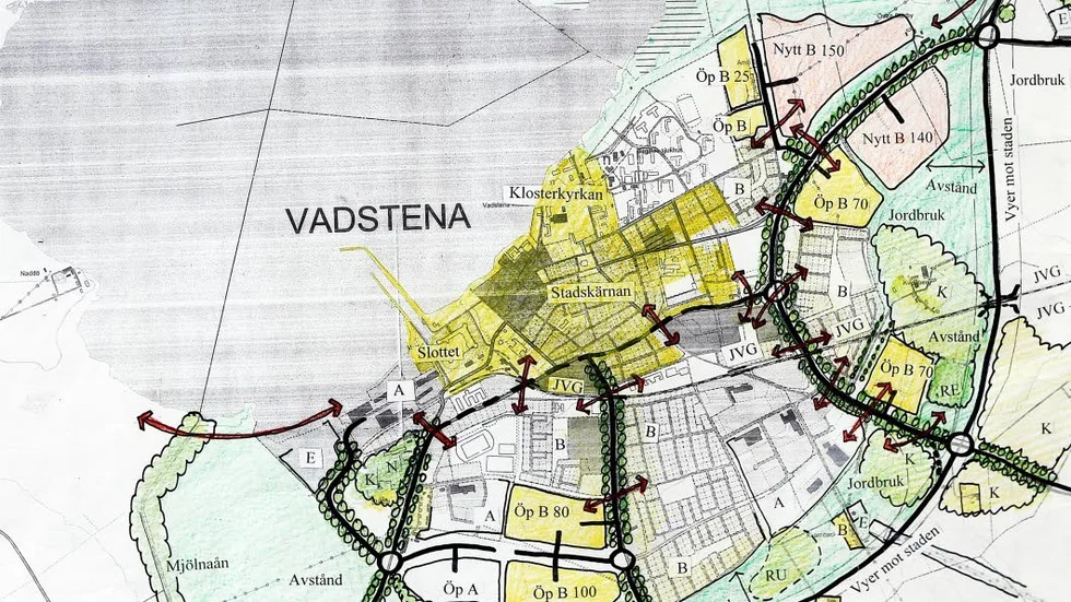 Under 2017 kommer flera bostadsbyggen och andra förändringar att ske i Vadstena.