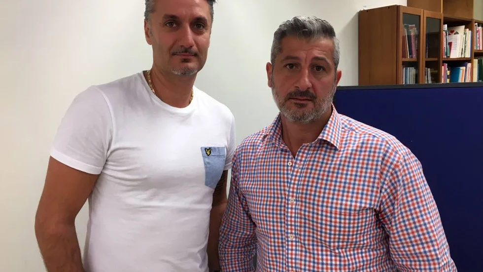 Gunter Cakar och Abboud Georges är handläggare på Hermods i Motala.
