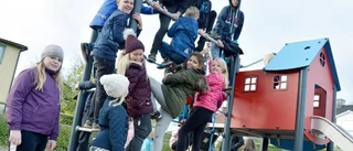 Här öppnade den nya lekparken