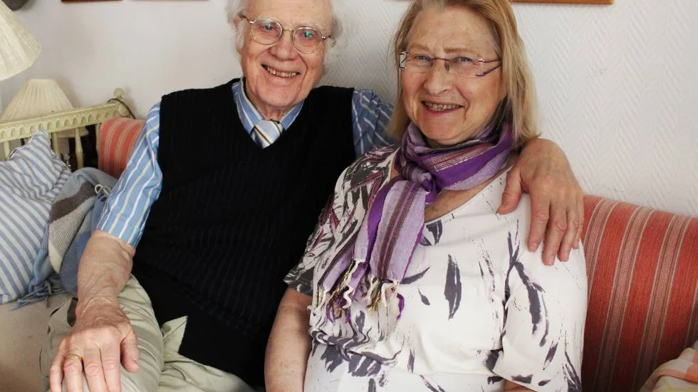 Dubbelt upp. Både Nils-Olof Berg och hustrun Elle Hannus Berg fyller jämnt i år.