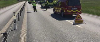 Trafikolycka på E22