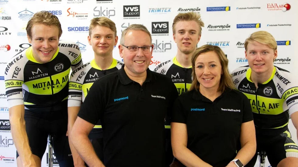 Fyra sjundedelar av Motala AIF:s elitlag 2019.

Isak Lundgren, Jacob Ahlsson, Linus Eriksson-Kvist och Kim Åleheim är fyra av sju cyklister i nästa års lag. I ledarstaben ingår bland annat Lars Wahlqvist och Linda Linhart.