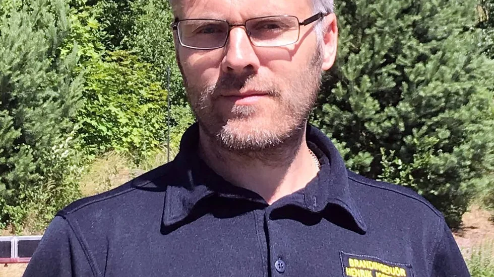 Räddningschef Henrik Josefsson