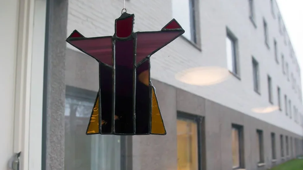 Utsikt från sjukhuskyrkan.