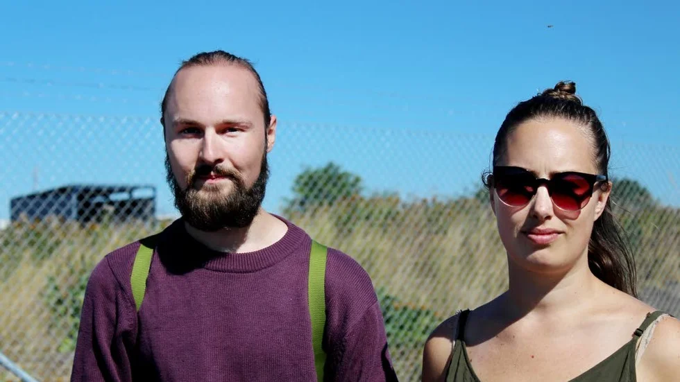 Freddy Johansson och Ebba Nilsson är aktiva i gruppen Linköping animal save.