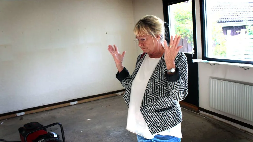 Drabbad. "Jag vill bara ha tillbaka mitt gamla liv, alla våra grejer är magasinerade", säger Gunilla Eriksson.