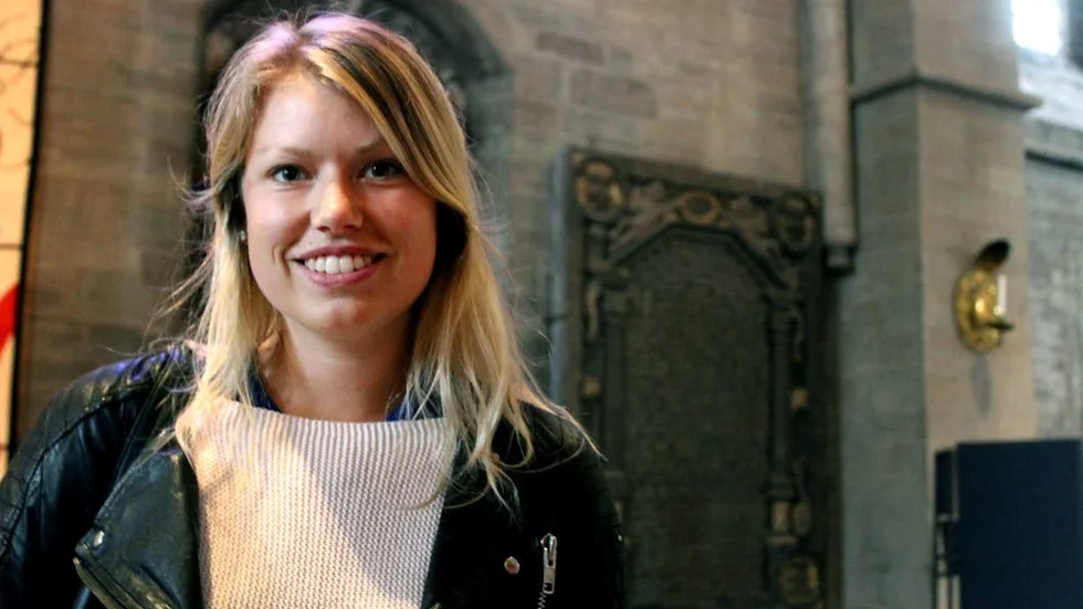 – Jag röstar idag för att jag inte vill att SD får makt över kyrkan. Det är första gången jag röstar i kyrkovalet, säger Julia Ferntoft.