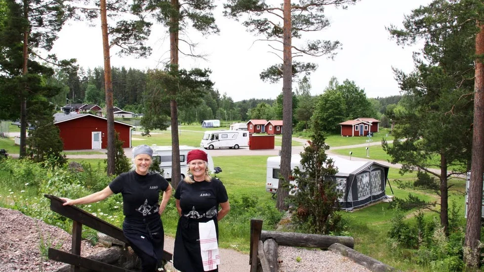 Nöjda. Så länge gästerna är glada så är Sofi Didi och Anna-Lena Monell nöjda med sin camping. Men de hoppas kunna utveckla den ännu mer.