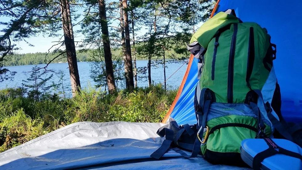 Läger med tältmöjlighet för blivande Värgårdsskoleelever i årskurs sju. Foto: Morgan Karlsson