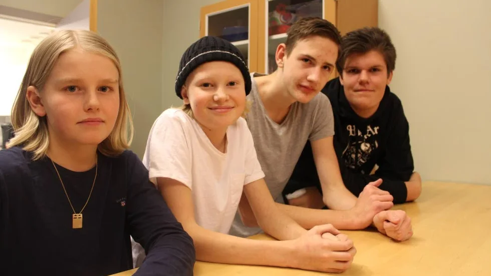 Stolta. Utmärkelsen Årets förening är stor för de unga som är engagerade i Within Games. Carl Merwing, Melvin Mahrs, Jonathan Sjödahl och Milton Wårhem är stolta.