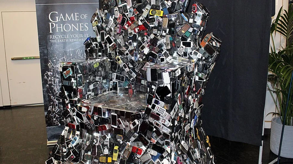 "Game of Phones" är inspirerad av järntronen, The Iron Throne, från tv-serien Game of Thrones.