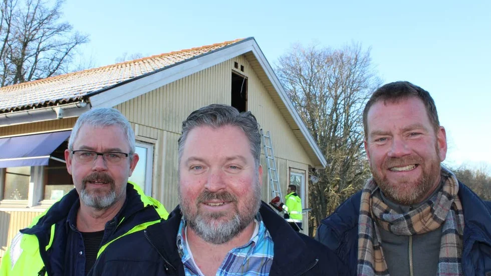 Satsar. Peter Axén, Magnus Andersson och Johan Vistby på Åtvidabergshus ser fram emot det nya året och flera satsningar i den egna anläggningen i Örsätter.