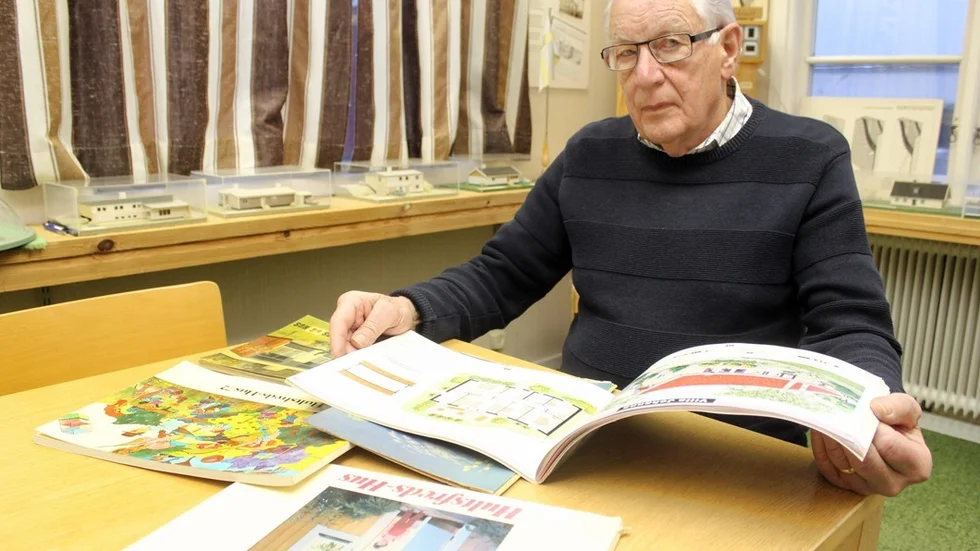 Gilbert Carlsson har 40 år förflutet på husfabriken, där också Ingvar Kamprad började sin karriär som kalkylator.