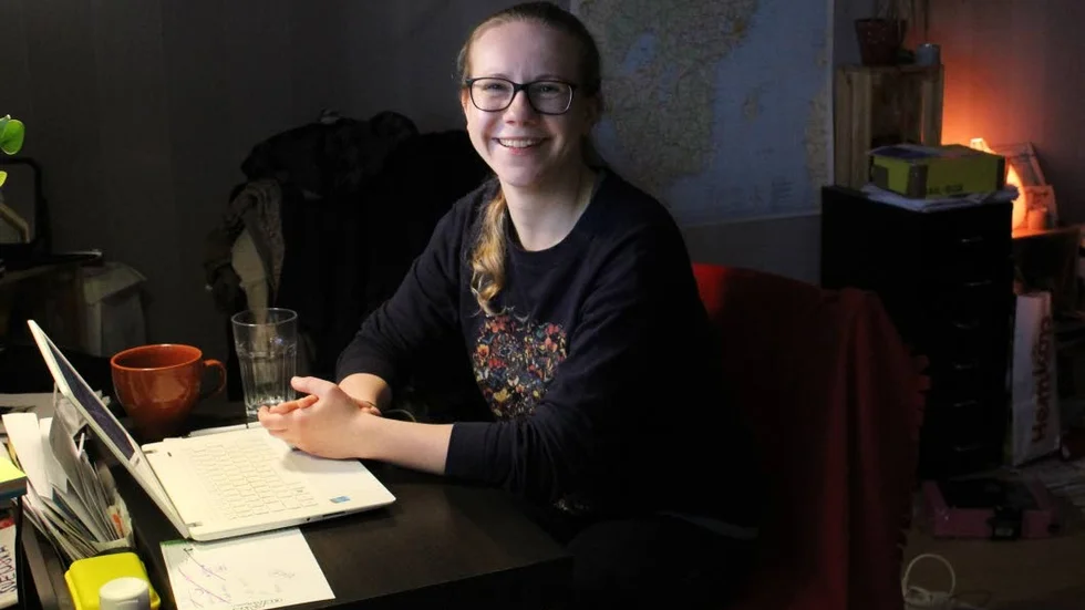 Volontär. Aline Groh är oerhört förtjust i verksamheten på LikaOlika.