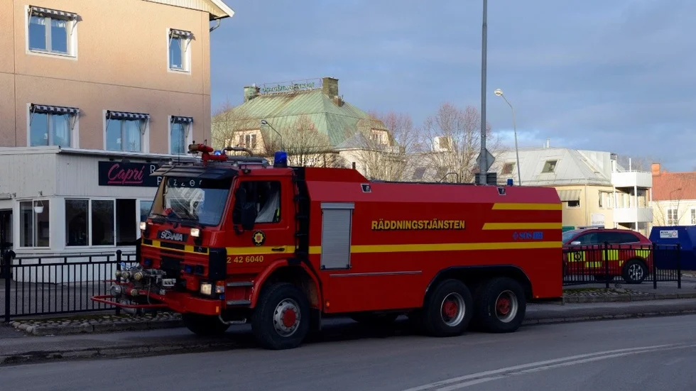 Hit ryckte räddningstjänsten ut.