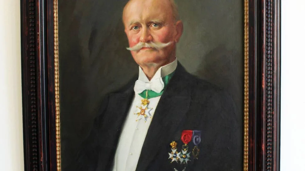 Udda i sammanhanget. Dahlins porträtt av Gottfrid Vennersten på Kallerstad gård.