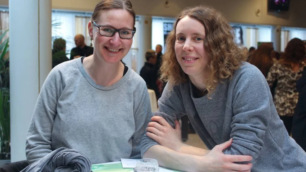 Nyfikna. Elena Tornell och Therese Klingstedt vill äta mer veganskt.