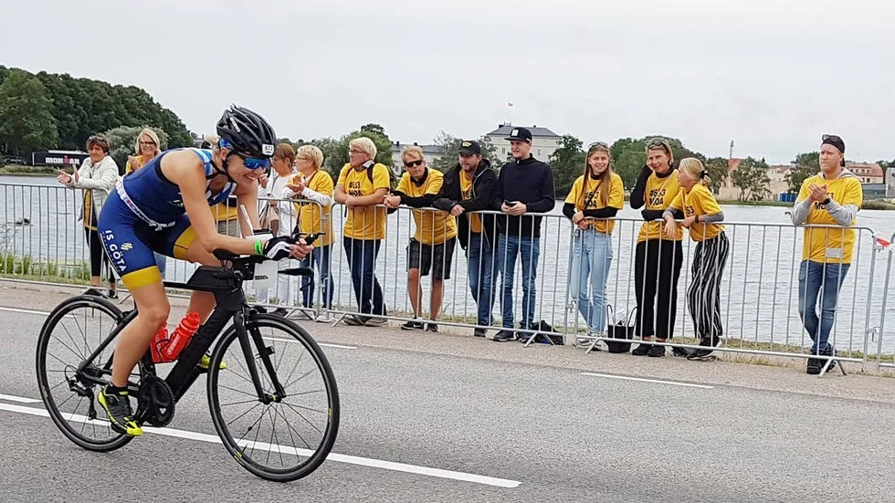 Jennie Lorentsson cyklade på riktigt bra i sin första Ironman.
