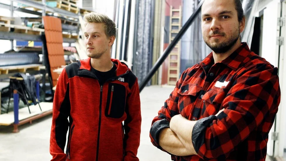 "Vi har bra personkemi här och då blir det också roligare att jobba", säger Josef och Robin.