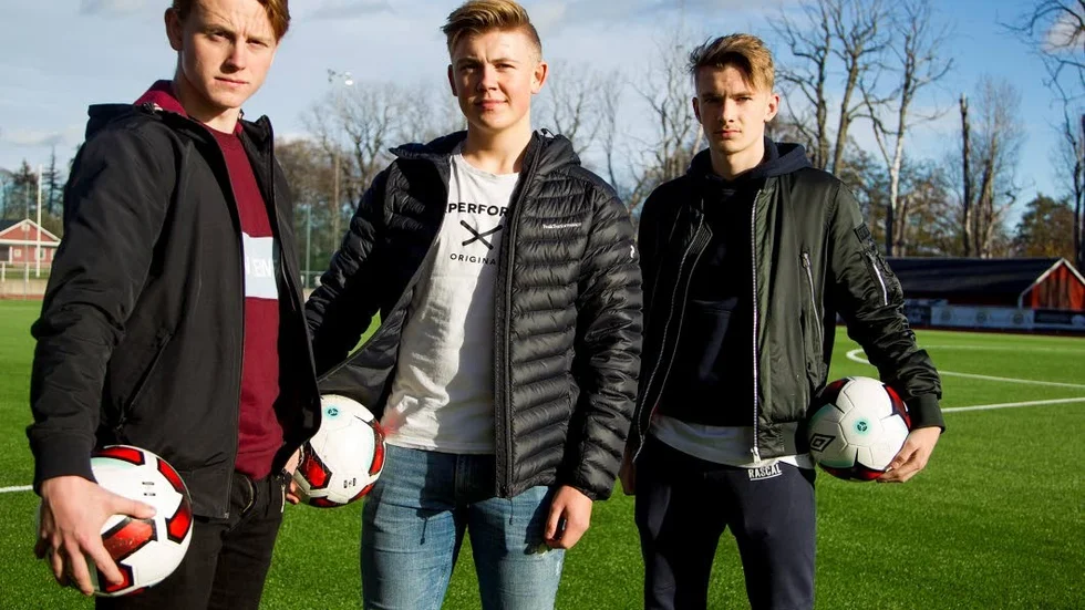 Maif-trion Oskar Wallin Johansson, Melvin Lindgren och Theo Forsman ska på landslagsläger nästa vecka.